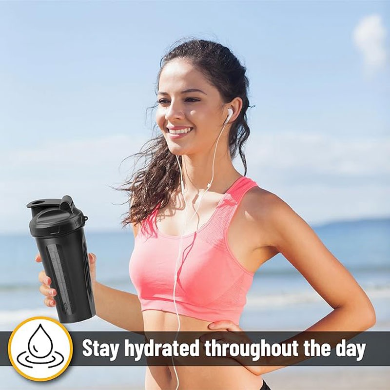 600ml Shaker Bottle 20 Oz Prot - Nutrition And Fitness ulasan dan harga