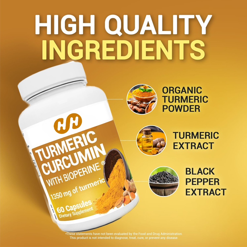 Turmeric Supplement with Black - Turmeric Curcumin Capsule ulasan dan harga