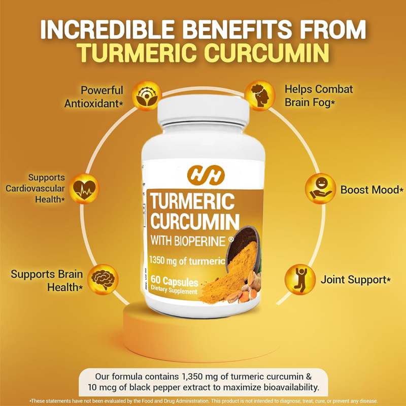 Turmeric Supplement with Black - Turmeric Curcumin Capsule ulasan dan harga