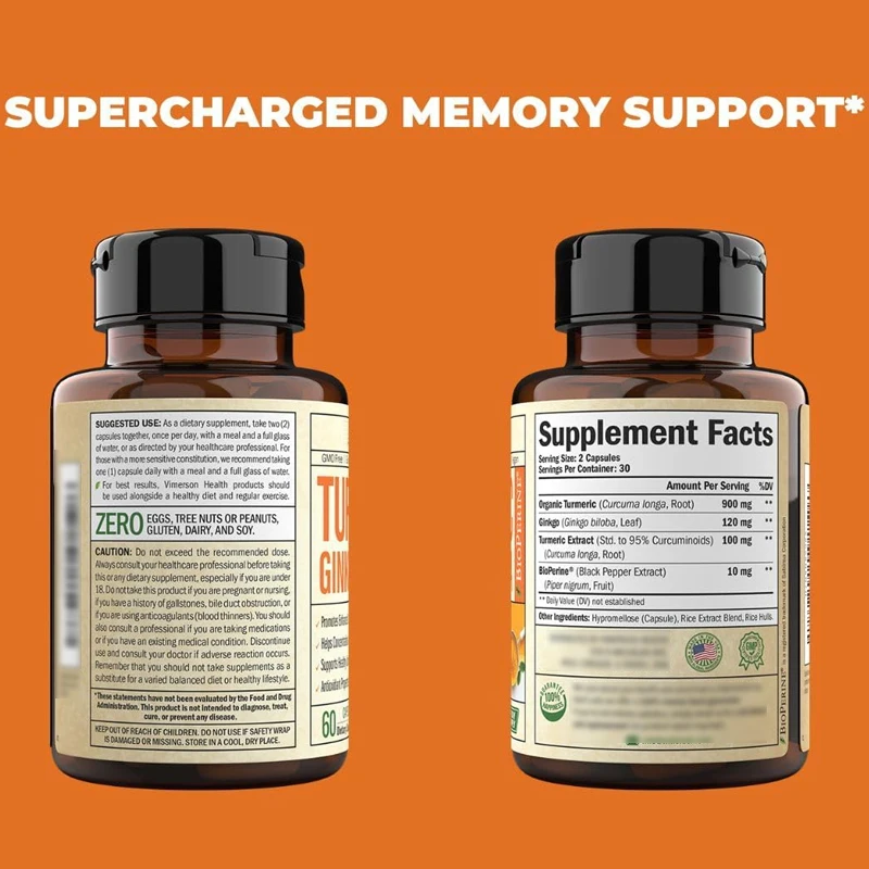 Organic Turmeric Curcumin Supp - Turmeric Curcumin Capsule ulasan dan harga