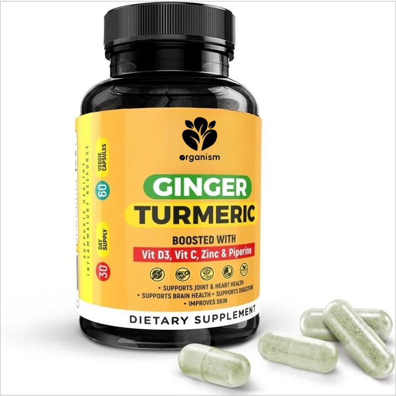 Turmeric, Piperine, Vitamin Zi - Turmeric Curcumin Capsule ulasan dan harga