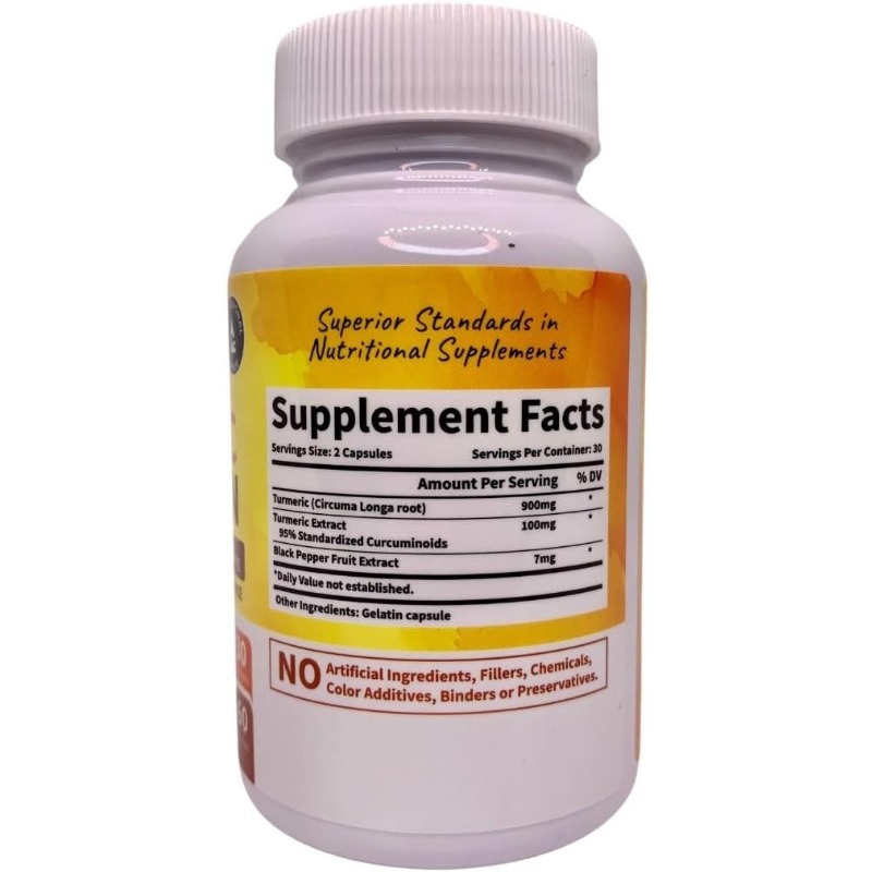 Turmeric Curcumin and Bioperin - Turmeric Curcumin Capsule ulasan dan harga