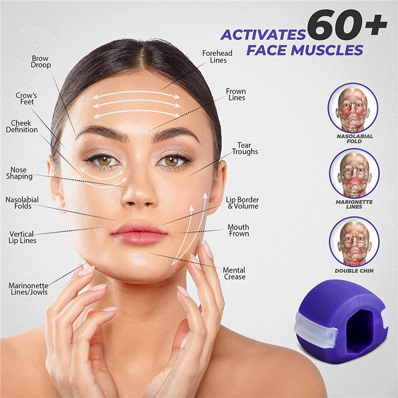 Jawline Exerciser Facial Jaw M - Nutrition And Fitness ulasan dan harga