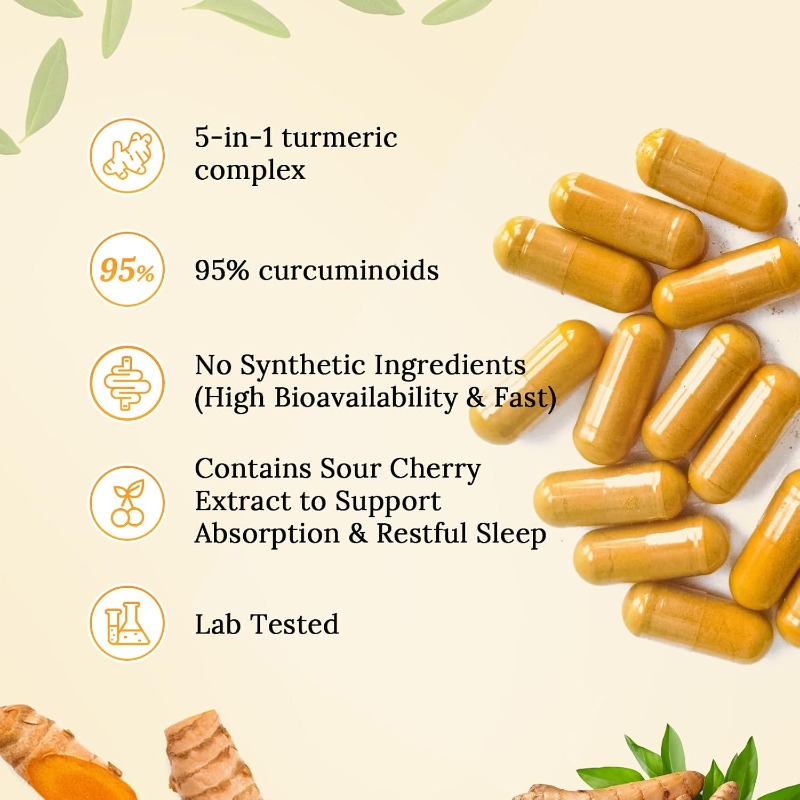 Curcumin 95%  Glucosamine Cont - Turmeric Curcumin Capsule ulasan dan harga